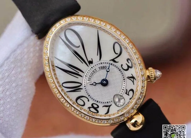 Breguet Reine de Naples 8918BA 58 864.D00D Ladies 18K Yellow Gold ZF Factory 1:1 Best Edition Replica Watch Swiss ETA6T51